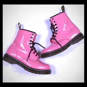 Dr Martens Bubblegum Pink Combat Boots